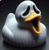 scream duck face