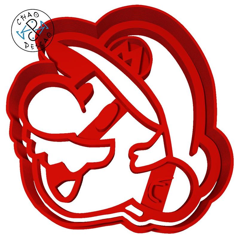 Mario - Mario Bros. - Cookie Cutter - Fondant - Polymer Clay