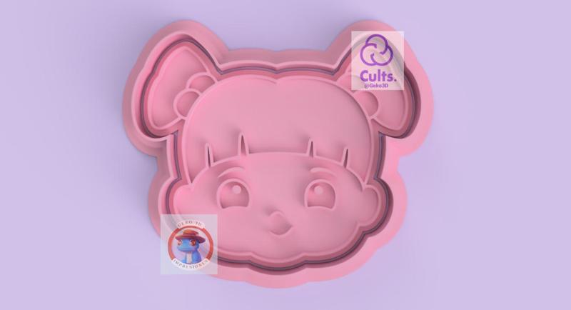 Monster Inc Boo cookie cutter (Monster Inc Boo cookie cutter)