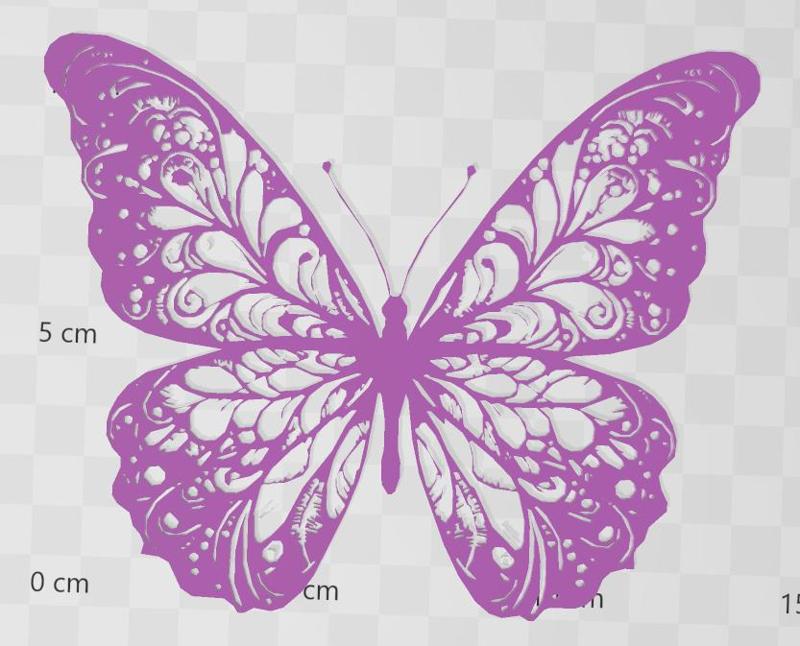 Butterfly Stencil Butterfly V1