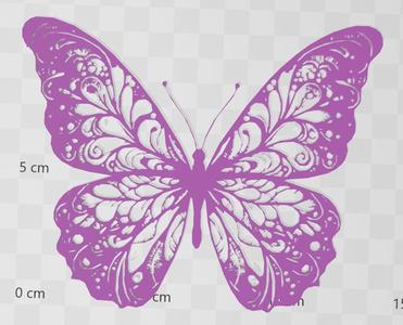 Butterfly Stencil Butterfly V1