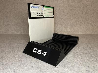 Stand holder for floppy discs 5,25" Commodore64