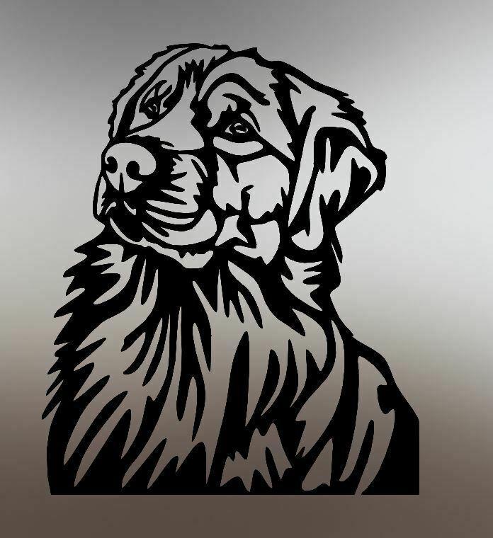 LINE ART LABRADOR DOG 3, WALL ART LABRADOR, SCULPTURE 2D LABRADOR, 2d chien