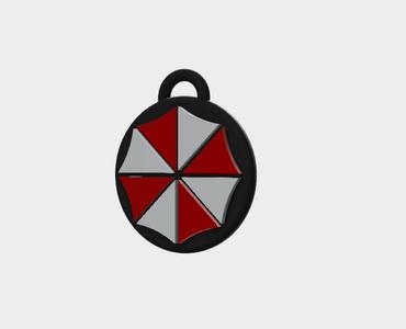 Residual Evil Umbrella Key Chain