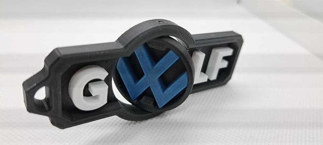 Volkswagen Golf keychain fidget