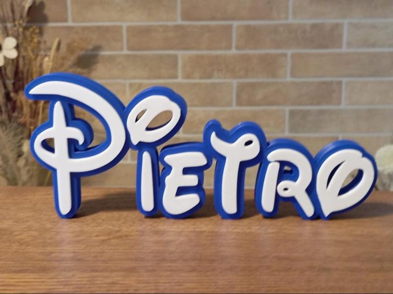 Pietro Disney Name Sign Decorated Room child Birth