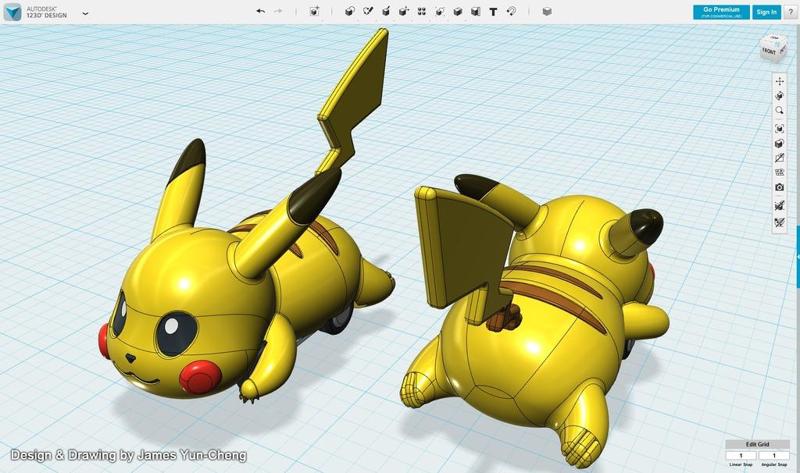 Pokémon - Pikachu pull back car toy