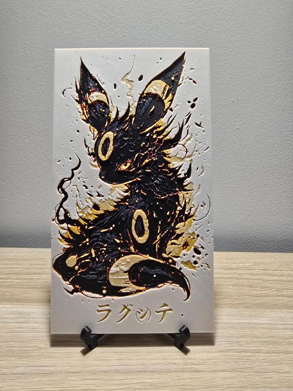 Noctali / Umbreon Pokemon Hueforge