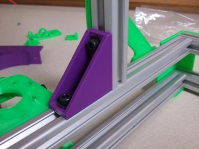 Right Angle Bracket for 2020 extrusion