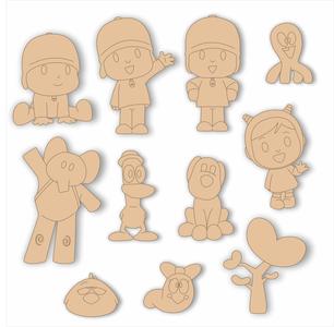 Pocoyo - Vectors for laser cutting