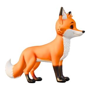 Charming Cartoon Fox