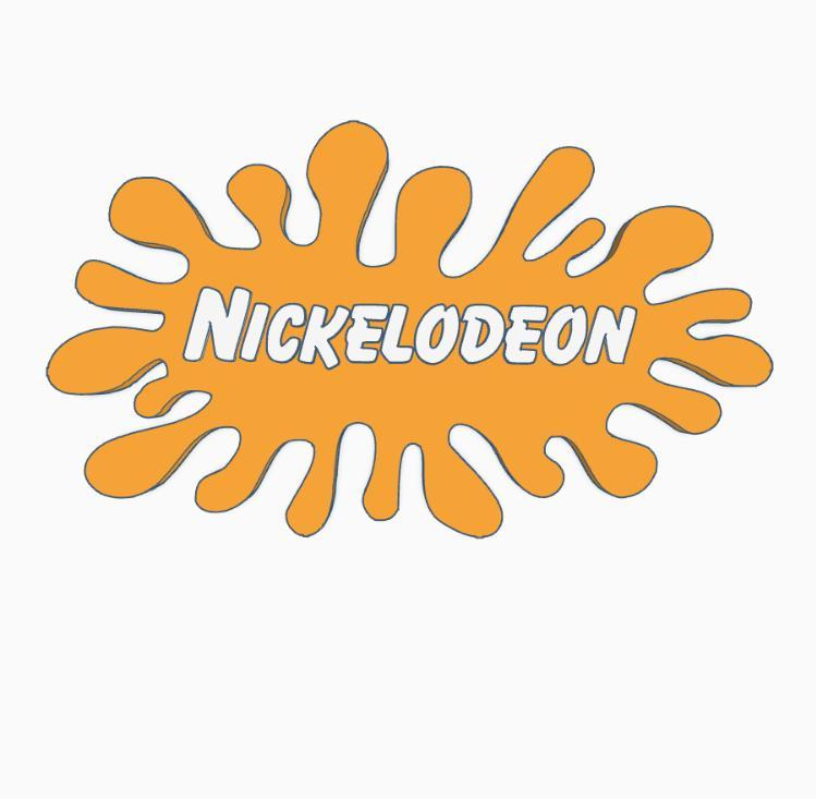 NICKELODEON Logo Display by MANIACMANCAVE3D