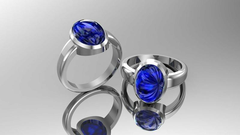 simple ovel ring for man