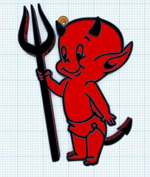 Little Devil Keychain