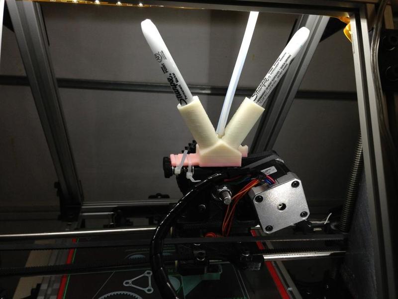 FILAMENT COLORING MOUNT FOR SHARPIE MARKERS
