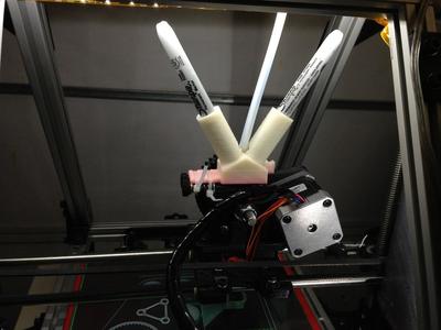 FILAMENT COLORING MOUNT FOR SHARPIE MARKERS