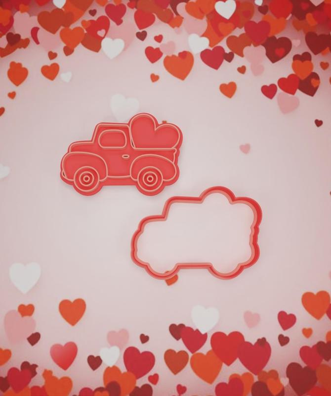 Valentine's Day Stamp #19 "Heart Truck".