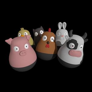 Wobble Animal Set