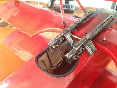 Spandau Machine Gun for Fokker DR1 - Electrifly by Great planes  . 