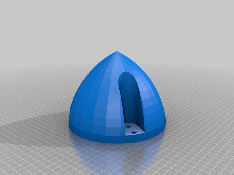 Nose Cone for Missouri Wind 3 blade windmill hub and blades