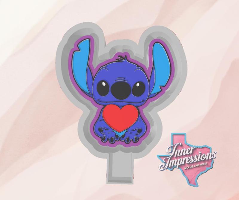 Cute Stitch Freshie Mold