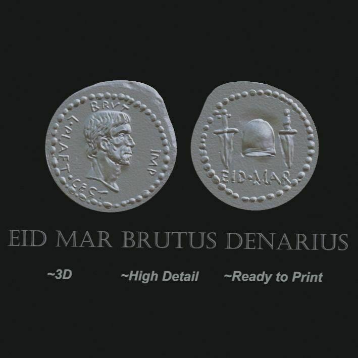 Silver Denarius Brutus Eid Mar