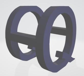 HQ art combination letters 90° rotation
