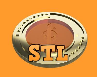 Galactic Starcruiser Halcyon Credit Prop Sabacc Chip STL