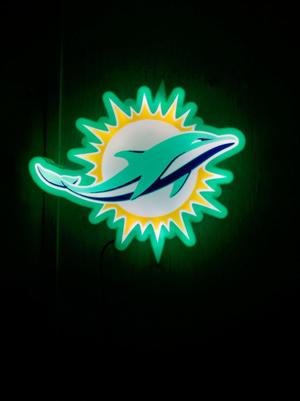 Miami Dolphins LED light box