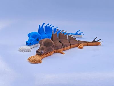 Flexi Mini Molduga (from Zelda Breath of the Wild)