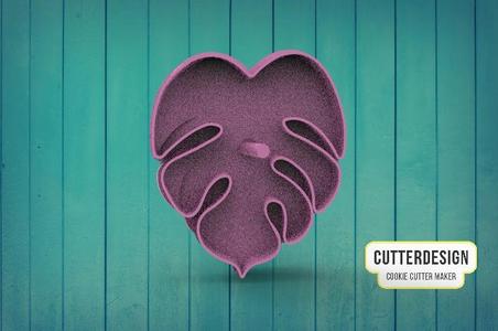 Tropical Leaf Cookie Cutter M1