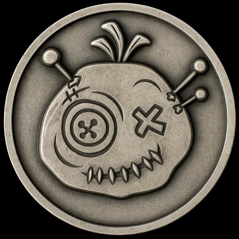 Voodoo Token Metal Coin