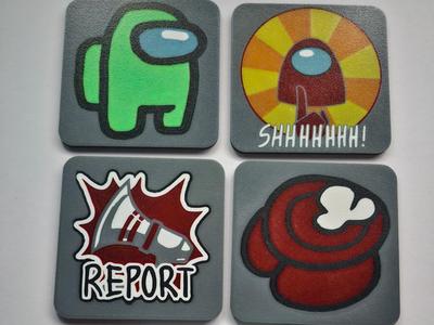 Among Us Coaster Set