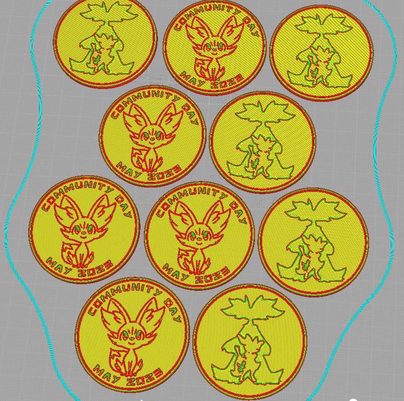 Pokemon Go Community Day #68 coin - Fennekin