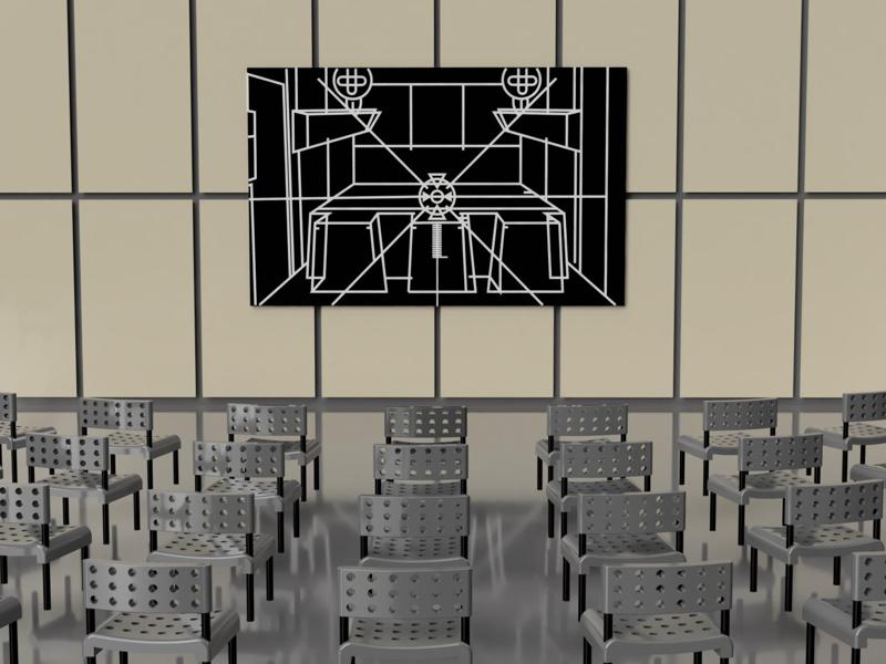 Death Star battle plan brief diorama 3.75" Star Wars ANH