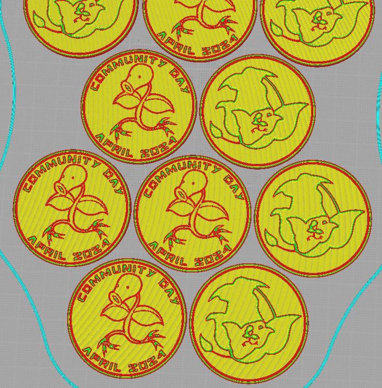 Pokemon Go Community Day #85 coin - Bellsprout