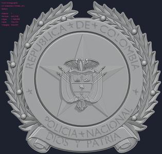 PONAL Shield - Colombian Police