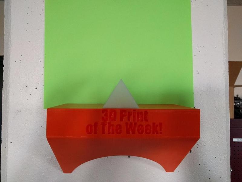3D Print of The Week! Tetrahedron