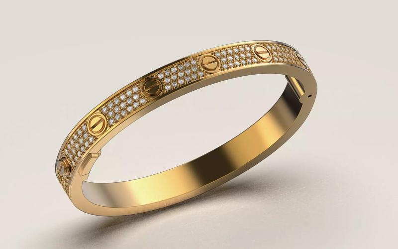 Bracelet Love de Cartier Paved 160mm