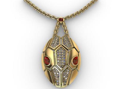 Necklace Serpenti series 3D print model
