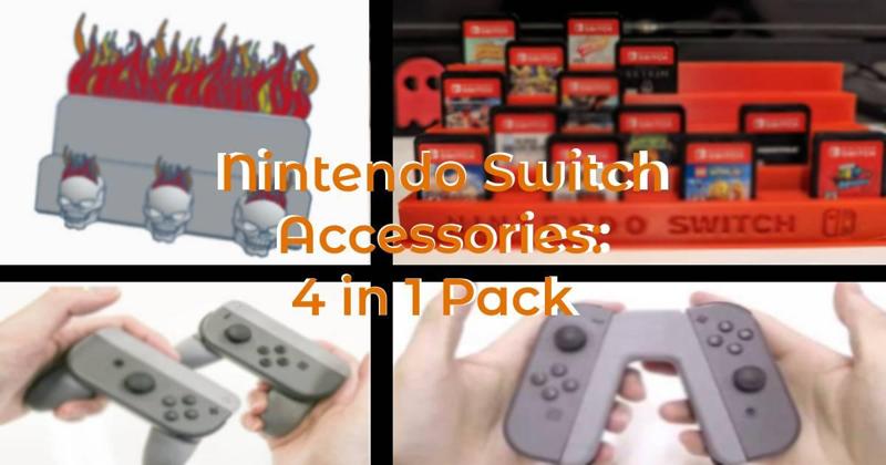 Nintendo Switch Accessories - 4 in 1 Pack - #GAMINGXCULTS