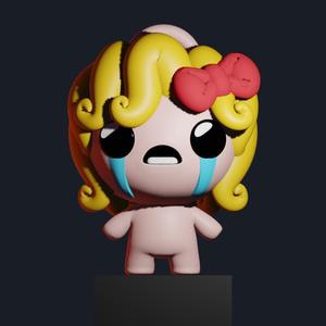 the binding of isaac - magdalena keychain