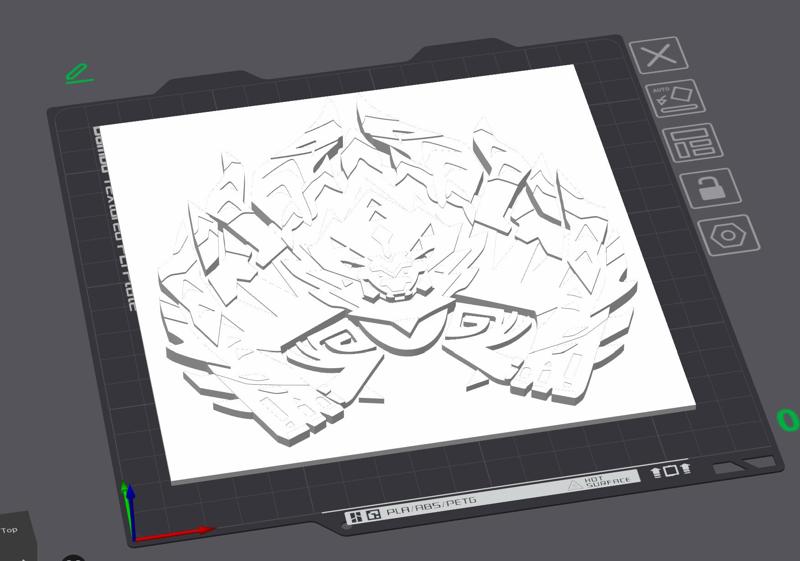 AJARAKAN - ICON PLATE FROM MONSTER HUNTER (SINGLE COLOR)