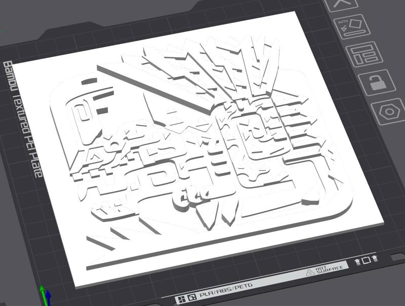 GUARDIAN FULGUR ANJANATH - ICON PLATE FROM MONSTER HUNTER (SINGLE COLOR)