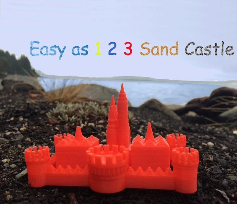 Easy as 1 2 3 Sand Castle/Mold