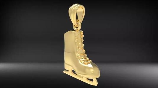 ice Skates pendant