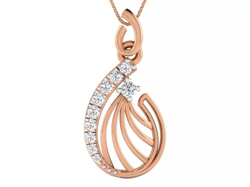High Jewelry Pendant Earrings Set 3dm stl obj mtl gltf glb