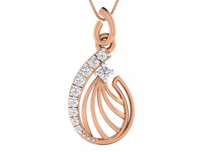 High Jewelry Pendant Earrings Set 3dm stl obj mtl gltf glb