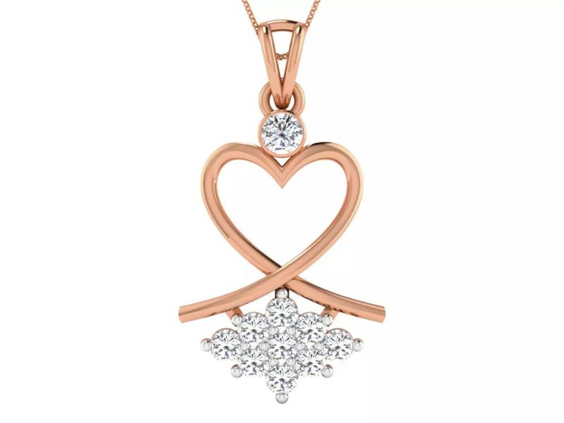High Jewelry Pendant Earrings Set 3dm stl obj mtl gltf glb