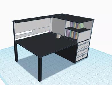 Study table for students or aspirants